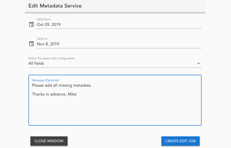 Simplify your DAM - Metadata Editor