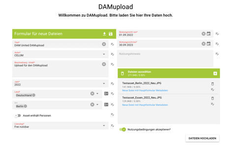 Simplify your DAM - DAMupload