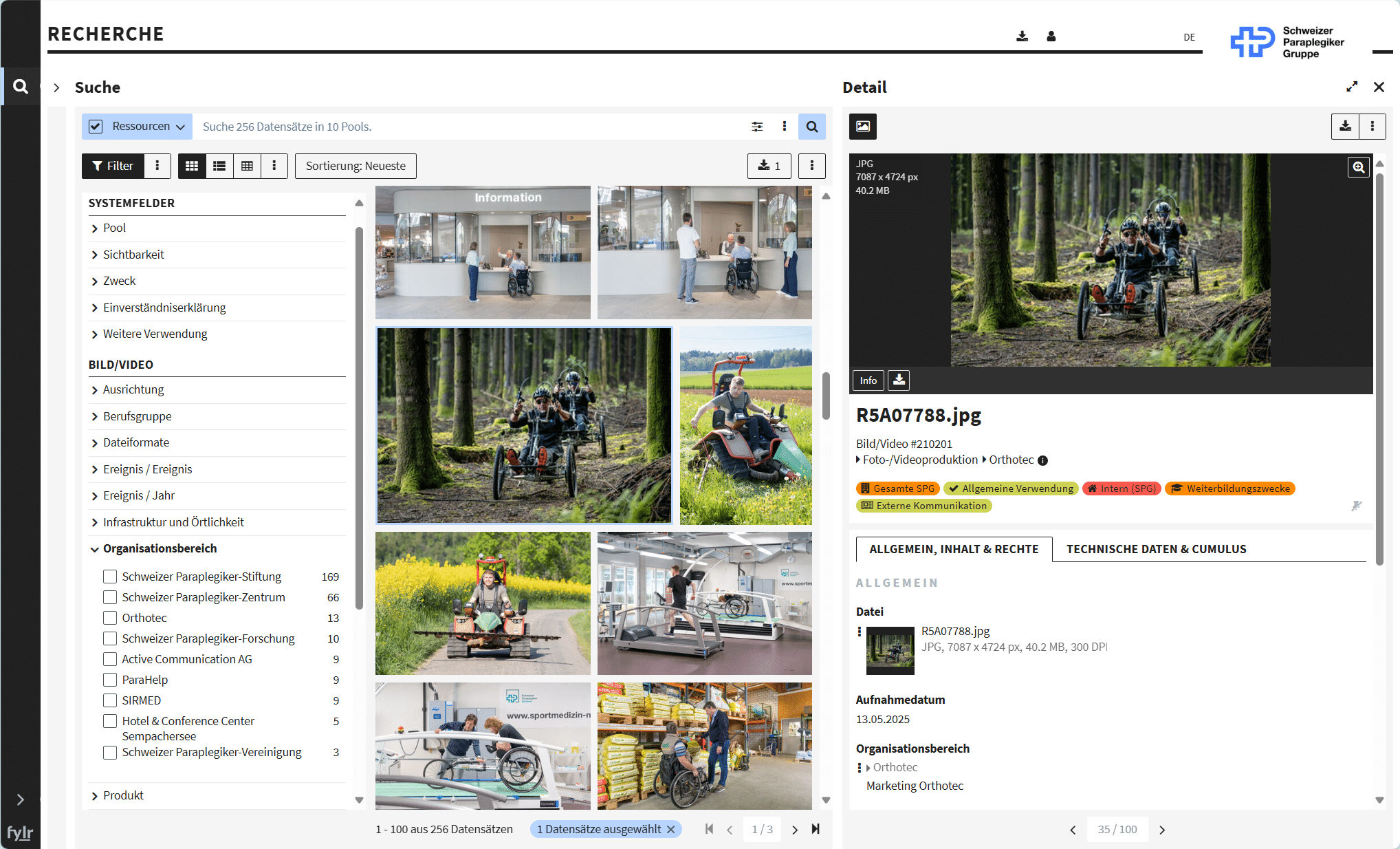 Schweizer Paraplegiker-Stiftung fylr Screenshot 2